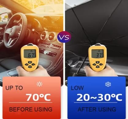 AutoShadeX™ | Universal Car Sunshade Umbrella