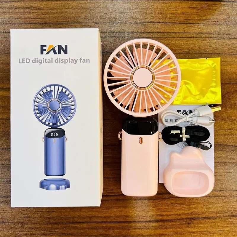 Portable Handheld Fan™ | Battery Operated Mini Fan with LED Display