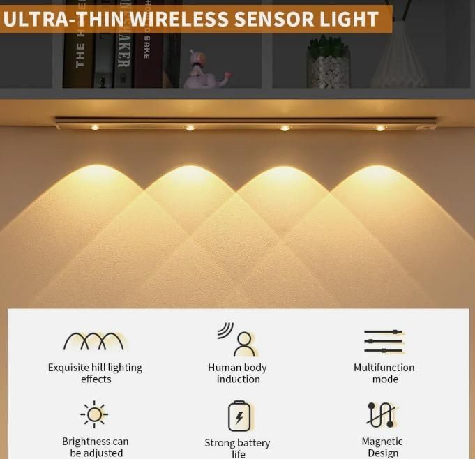 SmartGlow™ | LED Motion Sensor Cabinet With USB
