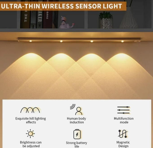 SmartGlow™ | LED Motion Sensor Cabinet With USB